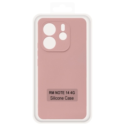 Купить чохол soft silicone case full для xiaomi redmi note 14 4g eu (164.84/78.15/8.16mm) (pink) онлайн