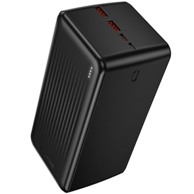 додаткова батарея power bank borofone bj80c power pd20w+qc3.0 22.5w 50000 mah (чорний) 