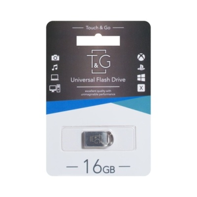 usb флеш-накопичувач tg 16gb metal 107 (сталевий) 