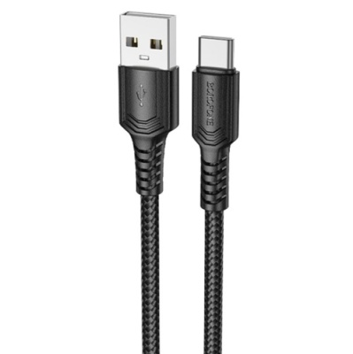 кабель borofone bx116 usb - type-c 3a/1м (чорний) 