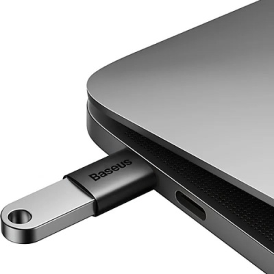 перехідник baseus ingenuity mini otg usb 3.1 to type-c (zjjq000001) (black) 