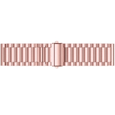 ремінець універсальний stainless steel для samsung/amazfit/xiaomi (20mm) (rose gold) 