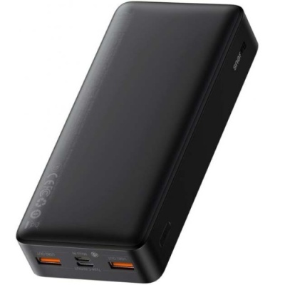 додаткова батарея power bank baseus bipow digital display 20w 20000mah overseas edition black (ppbd050501) 