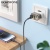 мережевий зарядний пристрій borofone ba80a 1usb/18w/qc3.0 + 1type-c/20w/pd (прозоро-чорний) 