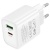 Мережевий Зарядний Пристрій Borofone BA83A 1USB/18W/QC3.0 + 1Type-C/20W/PD (Білий) мережевий зарядний пристрій borofone ba83a 1usb/18w/qc3.0 + 1type-c/20w/pd (білий)