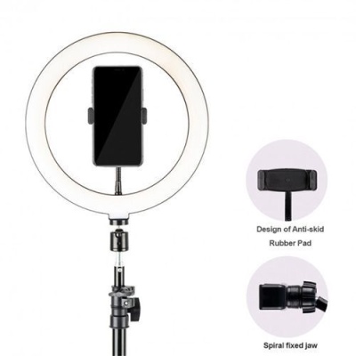 набір 2 в 1 трипод для смартфонів + світлодіодне кільце havit hv-st7012i 