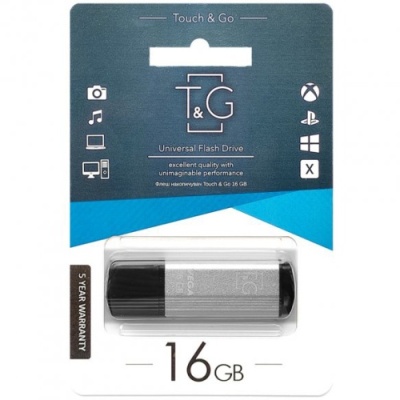 usb флеш-накопичувач tg 16gb vega 121 (стальний) 