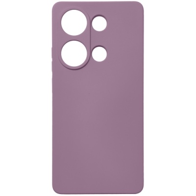 Купить силіконовий чохол soft silicone case для xiaomi redmi note 13 pro 4g/note 14s/poco m6 pro 4g (лаванда) онлайн