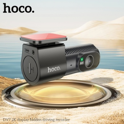 Відеореєстратор Hoco DV7 2K (Чорний)