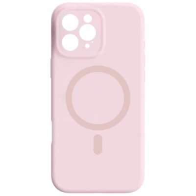 Купить чохол silicone case full camera with magsafe для apple iphone 16 pro max (pink) онлайн