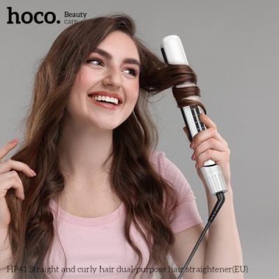випрямляч для волосся hoco hp41 (білий) 