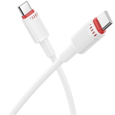 кабель borofone bx110 type-c - type-c 60w/1м (білий) 