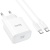 Мережевий Зарядний Пристрій Hoco C76A Pro 1Type-C/30W/QC3.0/PD + (Type-C - Type-C) (Білий) мережевий зарядний пристрій hoco c76a pro 1type-c/30w/qc3.0/pd + (type-c - type-c) (білий)