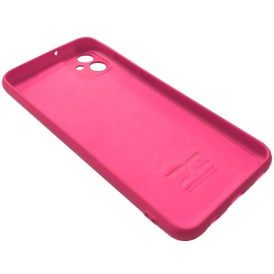 Купить силіконовий чохол soft silicone case для samsung a042 galaxy a04e (малиновий) онлайн