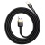 кабель baseus cafule usb - lightning 2.4a/1m (calklf-bv1) (gold-black) 