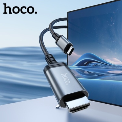 кабель hoco ua43 type-c - hdtv hd (сірий) 