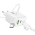 Мережевий Зарядний Пристрій Borofone BAS45A 1USB/18W/QC3.0 + 1Type-C/30W/PD + (Type-C - Type-C) (Білий) мережевий зарядний пристрій borofone bas45a 1usb/18w/qc3.0 + 1type-c/30w/pd + (type-c - type-c) (білий)
