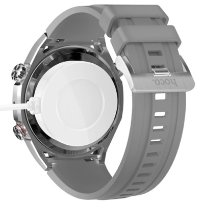 зарядний пристрій для смарт-годинника hoco y16 магнітний (білий) 