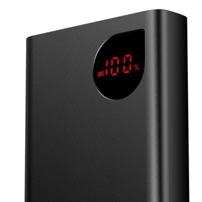 додаткова батарея power bank baseus ppad 000101 adaman metal qc 22.5w 20000 mah (чорний) 