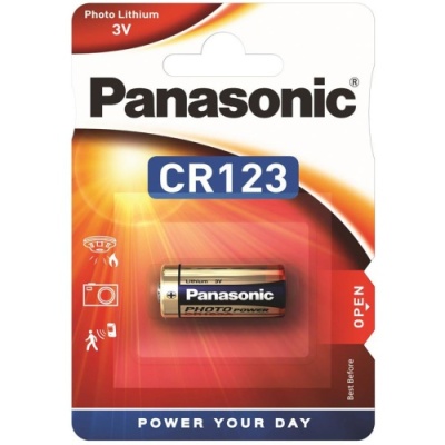 батарейка panasonic cr123 (1шт) 