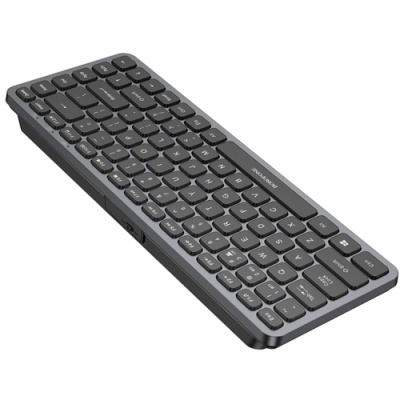 клавіатура бездротова borofone bg16 cloud (2.4g+bluetooth 5.0) (чорно-сірий) 