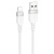 кабель hoco x109 silicone usb - lightning 2.4a/1m (білий) 