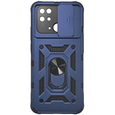 Купить чохол-накладка armor magnet camshield для xiaomi redmi 10c - dark blue онлайн