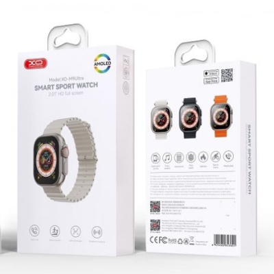 смарт-годинник xo m9 ultra amoled (срібний) 
