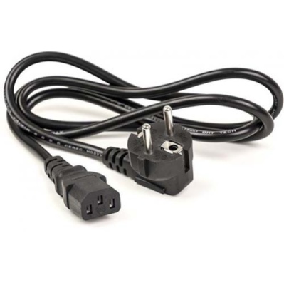 кабель живлення (c13-cee 7/7) 1.5m 3*0.75mm 2 pc-186-vde (чорний) 