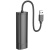 usb hub hoco hb41 easy 4-in-1 converter (usb to usb2.0*4) 0,2m. black 