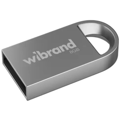 usb флеш-накопичувач wibrand 8gb lynx (срібло) 