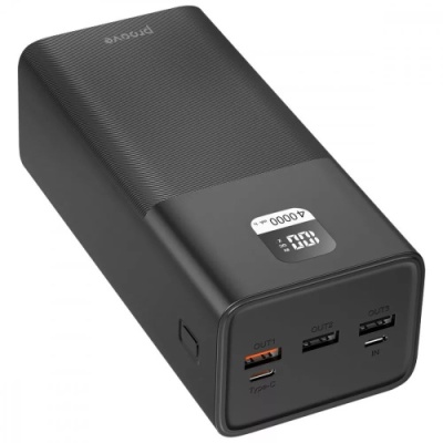 додаткова батарея power bank proove giant lite 22.5w 40000mah (black) 