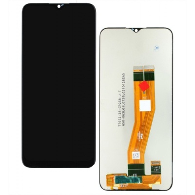 дисплей для samsung a025 galaxy a02s, a035 galaxy a03, a037 galaxy a03s (160.5*72mm) з чорним тачскріном high copy