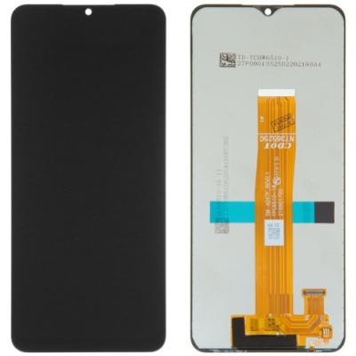дисплей для samsung a047 galaxy a04s з чорним тачскріном (service pack)