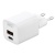 мережевий зарядний пристрій xo l149 1usb/18w/qc3.0 + 1type-c/30w/pd + (type-c - type-c) (бiлий) 