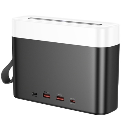 додаткова батарея power bank hoco j94a overlord pd20w+qc3.0 22.5w 50000 mah (чорний) 