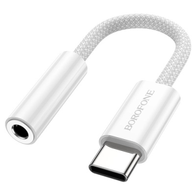 перехідник borofone bv15 type-c - 3.5 audio jack (сірий) 