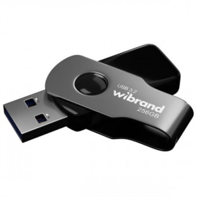 usb флеш-накопичувач wibrand 256gb 3.2 lizard gen1 (чорний) 