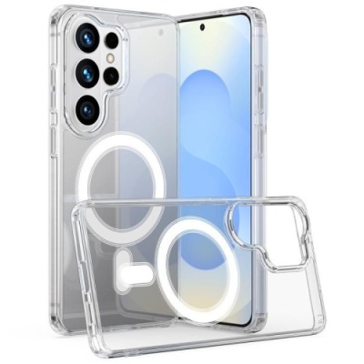 Купить силіконовий чохол magsafe для samsung s948 galaxy s26 ultra (прозорий) онлайн