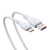 кабель baseus pudding series fast charging cable usb - type-c 100w/1.2m (p10355703221-00) (white) 