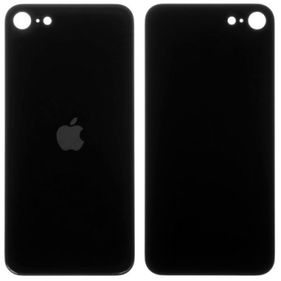 задня кришка для apple iphone se 2020 black (big hole)