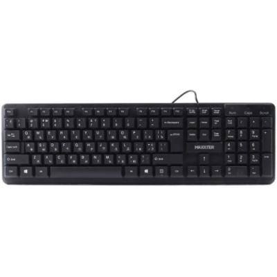 клавіатура дротова maxxter kbm-u01-ua (чорний) 