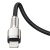 Кабель Baseus Cafule Metal USB - Lightning 2.4A/1m (CALJK-A01) (Black) кабель baseus cafule metal usb - lightning 2.4a/1m (caljk-a01) (black)