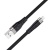 Кабель Hoco X53 Silicone USB - MicroUSB 2.4A/1m (Чорний) кабель hoco x53 silicone usb - microusb 2.4a/1m (чорний)