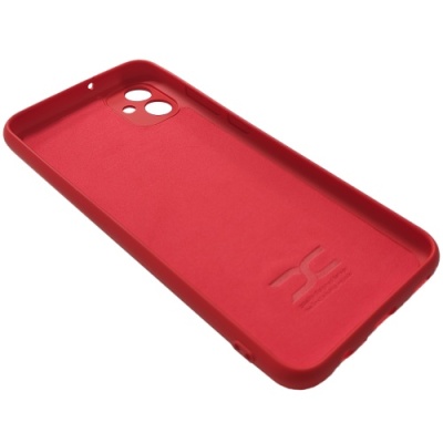 Купить силіконовий чохол soft silicone case для samsung a042 galaxy a04e (червоний) онлайн