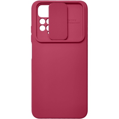Купить силіконовий чохол soft tpu armor camshield для xiaomi redmi note 12s - wine red онлайн