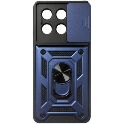 Купить чохол-накладка armor magnet camshield для xiaomi poco x6 pro 5g - dark blue онлайн