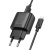 Мережевий Зарядний Пристрій Hoco C140A 1USB/18W/QC3.0 + (USB - MicroUSB) (Чорний) мережевий зарядний пристрій hoco c140a 1usb/18w/qc3.0 + (usb - microusb) (чорний)