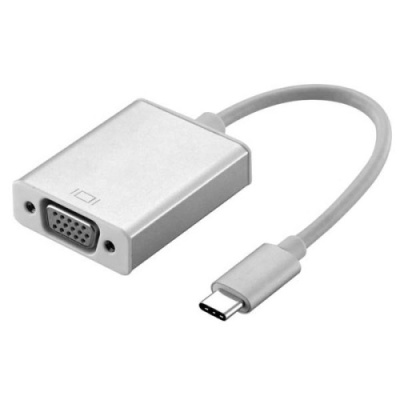 перехідник type-c - vga (білий) 