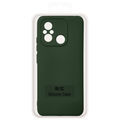 Купить чохол soft silicone case full для xiaomi redmi 12c (dark green) онлайн